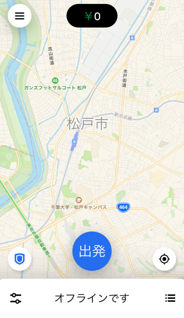 Uber Eats（ウーバーイーツ）松戸エリア範囲